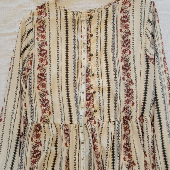 Altar'd State Boho Floral Flowing Blouse - Picture 8 of 16